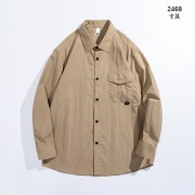 速干锦纶长袖衬衫单袋单盖SD2468卡其
